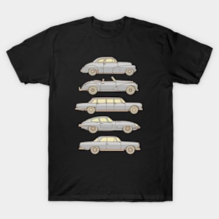 Grey Classic Cars T-Shirt